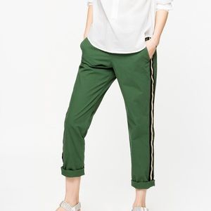 Zadig and Voltaire Dark green cotton pants